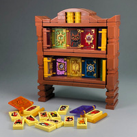 Bloques de Construcción de Partículas Pequeñas MOC 24324 24093, Juguete de Muñeca, Bloques de Libro Plegable, Juguetes de Construcción de Modelos, Libro Mágico, Libro de Referencias
