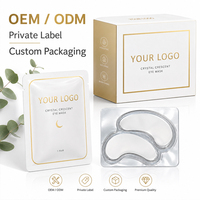 Hydrogel oogpatches met aangepaste kleur, 6g, kristalvochtinbrengende oogmasker, oogpads voor dagelijkse onderoogverzorging