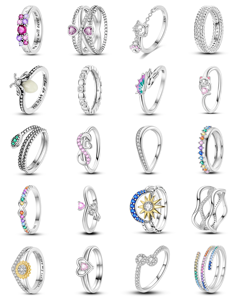 <span class=keywords><strong>Bague</strong></span> de mariage en argent 925 plaqué or, design de niche de luxe, style tendance, cool, simple, élégant, mode haut de gamme, personnalisée pour l'été - Product Image 1