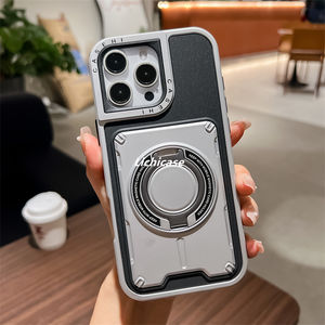 Lichicase nouveau Design 2 en 1 anneau support <span class=keywords><strong>Protection</strong></span> Anti-chute couverture arrière pour Oppo A38 A18 <span class=keywords><strong>A40</strong></span> coque de téléphone - Product Image 1
