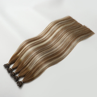 Extensions de cheveux européennes russes à nano-anneaux, 100% cheveux humains Remy double drawn, extensions de cheveux balayage à nano-perles