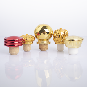 Bas quantité minimale de commande <span class=keywords><strong>recyclable</strong></span> personnalisé T forme couleur plastique aluminium <span class=keywords><strong>vin</strong></span> spiritueux liqueur bouteille bois <span class=keywords><strong>bouchon</strong></span> supérieur <span class=keywords><strong>bouchon</strong></span> de bouteille de <span class=keywords><strong>vin</strong></span> - Product Image 2