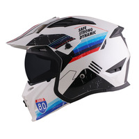 SLKE DOT ECE combinaison détachable 3/4 ATV Cruiser casque Vintage rétro Street Fighter samouraï casque de moto