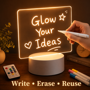 Tablero de Escritura LED, Tablero de Mensajes Acrílico, Luz Nocturna 3D, Lámpara de Dibujo Reutilizable DIY, Regalo Personalizado al por Mayor - Product Image 1