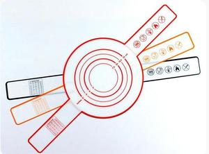 Tapis de cuisson pour <span class=keywords><strong>pain</strong></span> de 0,4 mm avec longue poignée, pour transfert de pâte à pizza, résistant aux hautes températures, antiadhésif, tapis de cuisson hollandais avec logo imprimé - Product Image 6