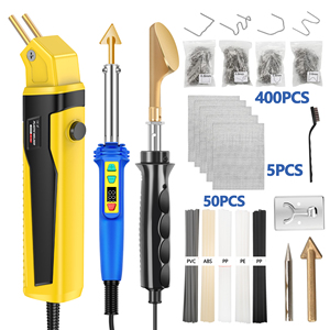 <span class=keywords><strong>Soldador</strong></span> Eléctrico para Reparación de Plástico de Parachoques de Automóviles, <span class=keywords><strong>100W</strong></span>, 110V/220V, con Punta Plana y Cuchilla de Alisado - Product Image 2