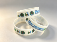 Bracelet en silicone qui brille dans le noir, bracelets en silicone qui brillent dans le noir, logo personnalisé, bracelets en caoutchouc lumineux