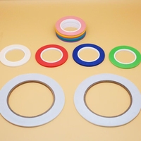 Papier Washi Crêpe Adhésif Acrylique Coloré à Faible Adhérence, Personnalisable en Couleur, Taille et Emballage, Écritable, Sans Résidu, Facile à Déchirer