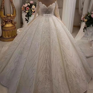 ชุดแต่งงานสุดหรูคุณภาพสูงใหม่ S2176R ชุดแต่งงานหรูหราสง่างามเซ็กซี่สวยงามกำหนดเองได้ - Product Image 1