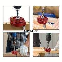 Guide de perçage vertical en alliage d'aluminium pour le travail du bois, localisateur de perçage pour emboîtements de bois ronds, positionneur de perçage