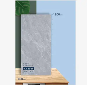 Factoryh 세라믹 타일 1200x600 대리석 타일 도자기 60x120 회색 porcelanato 타일 및 대리석 세라믹