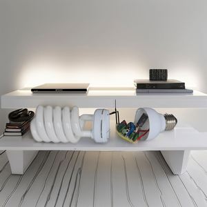 Ampoule fluorescente semi-spirale CFL, produit à économie d'énergie, lampes à économie d'énergie - Product Image 4