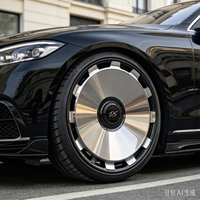 Jantes forgées haut de gamme 5x120 de 20-22 pouces, jantes en alliage monobloc personnalisées pour Rolls Royce Phantom Cullinan Wraith Ghost Dawn