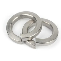 Rondelles à ressort en acier inoxydable super duplex DIN 127B Type 2507, rondelles fendues à extrémité carrée