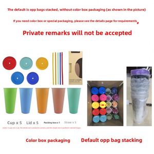 Gobelet en plastique PP de 24 oz à thème Halloween, changeant de couleur à froid, avec paille, pour fête d'Halloween - Product Image 3