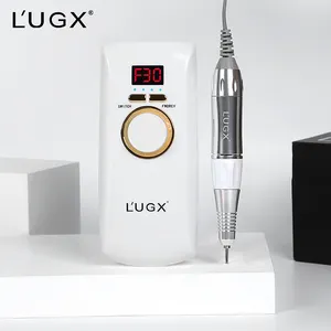 Lugx Nail Apparatuur 30000 Rpm Nagelboormachine Draadloze Draagbare Oplaadbare Elektrische Professionele Nagelboor