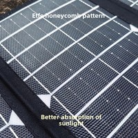 Chargeur solaire pliable pour téléphone portable 30W/40W/50W, panneau solaire ETFE, kit de charge pliable