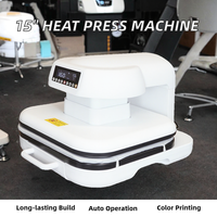 Presse à chaud électrique automatique personnalisée de 15 pouces, imprimante à plat par sublimation de 38 cm, nouvelle 220v pour t-shirt/étui de téléphone/oreiller/souris