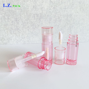 LZ Pack <span class=keywords><strong>Precio</strong></span> de fábrica Cilindro Clear Pink Contour Stick Contenedor Big Wand 5ml Vacío Private Label Lip Gloss Tubes - Product Image 4
