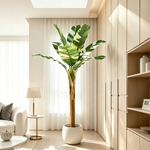 Vente en gros de bananiers artificiels variés, plantes <span class=keywords><strong>Musa</strong></span> artificielles variées pour la <span class=keywords><strong>d</strong></span>écoration intérieure et extérieure des centres commerciaux et des maisons - Product Image 1