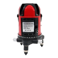 Niveau laser croisé professionnel 2 lignes de qualité industrielle, classe II, auto-nivelant, précision 1 mm, batterie 18650, température