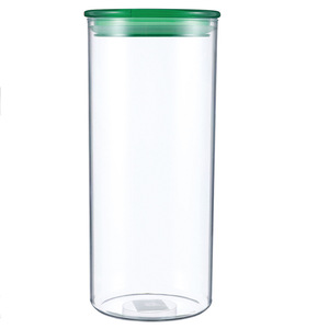 Transparent Cylindrical Airtight <b>Jar</b> With Lid <b>For</b> <b>Kitchen</b> Grain <b>Storage</b> 500Ml Set - Product Image 4