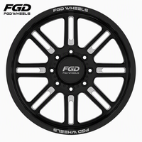 Nouvelle Arrivée Jantes Forgées Polies Chrome Multitrous 22 26 28 Pouces 8x200 pour Toyota Nissan Pick-up Tout-Terrain