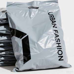 Poly Self Adhesive Eco-Friendly Waterproof & Recyclable Disposable Mailer Bags for Clothing Shoes & <b>Socks</b>-Custom Colors & Sizes - Product Image 4