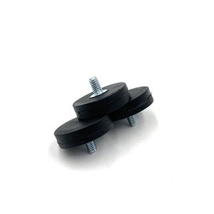 Forte puissance caoutchouc revêtement néodyme tasse aimant mâle fileté goujon sécurité caméra LED lumières - Product Image 3