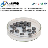 Poudre d'évaporation de dioxyde de titane (TiO2) pour revêtement sous vide, matériau pour la production de films décoratifs et de filtres optiques