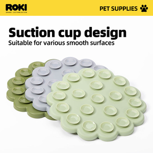 Comedero Lento de Silicona con Forma de Flor, Tapete para Lamer, Tazón de Alimentación para Mascotas con Ventosa, Comedero para Perros y Gatos para Uso en Interiores - Product Image 5
