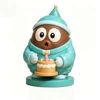 Figurine de collection premium non articulée en PVC, 8,5 cm, sur le thème du cinéma et de la télévision, en forme d'œuf surprise, personnalisée et amusante, pour jouet artistique