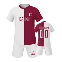 Maßgefertigtes Sublimations-Fußballtrikot Norwegen Rot Fußballshirt für Herren