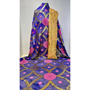 Somalia Thời Trang Của 100% Bất Lụa Garbasar Và Dirac Phổ Biến Chất Lượng Cao Hot Bán Vải cl66538 - Product Image 5