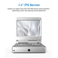 Console de jeu portable rétro X ANBERNIC RG SP Flip avec écran IPS de 3,4 pouces, système Linux, lecteur de jeu de poche portable, prise en charge du Wi-Fi et du Bluetooth