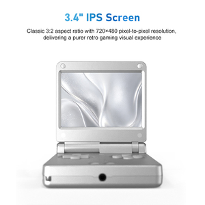 X anbernic RG SP พลิกคอนโซลเกมมือถือย้อนยุค3.4นิ้วหน้าจอ IPS ระบบลินุกซ์แบบพกพาเครื่องเล่นเกมแบบกระเป๋ารองรับ WiFi BT - Product Image 6