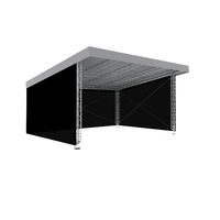 Structure de toit de scène en aluminium modulaire pour événements, éclairage, connexion par boulons à embout personnalisée pour concerts, festivals, affichages extérieurs