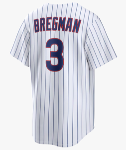 Uniformes de baseball pour hommes personnalisés avec broderie, respirants, grandes tailles, nom et logo personnalisés, maillot Chicago vierge en polyester - Product Image 4