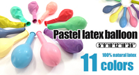 Ballons en latex pastel de 10 pouces certifiés EN71, 100 pièces, pour la décoration de fêtes de mariage, articles de décoration, Globos, Fête des Mères