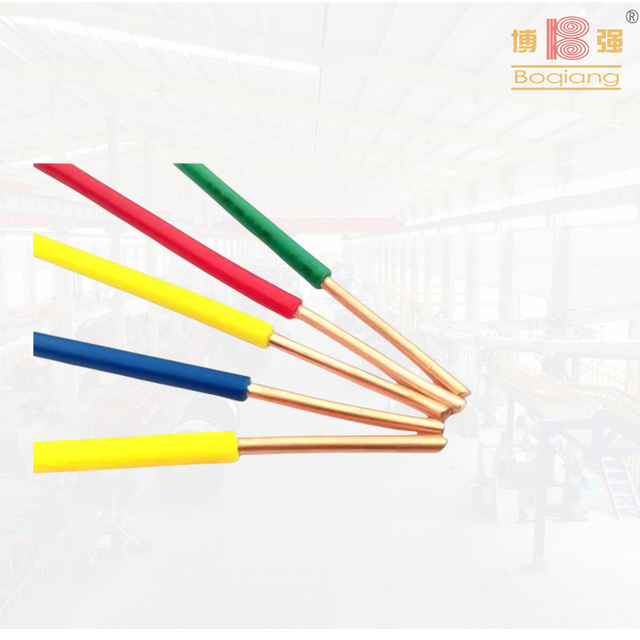 H07V-U 4mm 6mm Stranded Copper Conductor PVC Insulated Electrical Wires for Building and Home Wiring