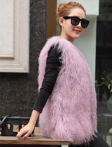 Long Style Genuine Mongolian Lamb <strong>Fur</strong> Vest <strong>Women</strong> Winter Real Sheep <strong>Fur</strong> <strong>Gilet</strong> <strong>for</strong> Lady Fashion - Product Image 6
