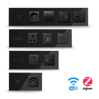 Interruptores Inteligentes Estándar UK/EU CNSKOU, Venta al por Mayor, Control Remoto, Alexa SmartLife para la Aplicación Tuya, Zigbee Wifi 16A