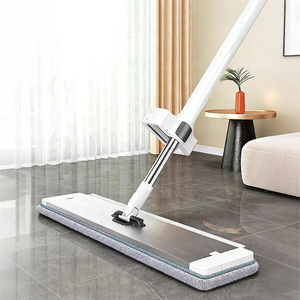 <span class=keywords><strong>Mop</strong></span> in Fibra Ultra-Fine da <span class=keywords><strong>50cm</strong></span> in Lega di Alluminio, Multifunzionale, Robusto e Durevole, con Sistema di Strizzatura Automatica, 2 Testine, Acciaio Inossidabile di Alta Qualità - Product Image 2