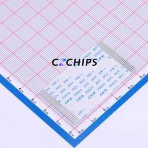 FFC-1.0-28P-50mm FFC <b>Cable</b> (Flexible Flat <b>Cable</b>) P=1mm Connector 28P 1mm 0.3mm Non-Inverting - Product Image 1