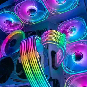 sound control music remote control led light full color Strip rgb cable for PC CASE