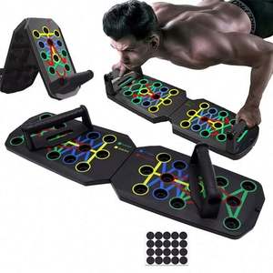 Men's Home Gym Equipment Home Workout Set Foldable Push Bar Wear-Resistant <b>Resistance</b> <b>Band</b> for Professional Strength <b>Training</b> - Product Image 1