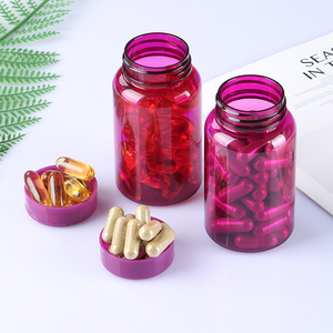 pink pill bottles plastic bottle 200 ml for medicine custom pill bottle