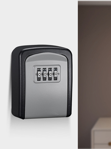 Boîte de rangement pour clés portable résistante aux intempéries, pour cacher des clés, peut contenir jusqu'à 3 clés, boîte sécurisée, porte-clés - Product Image 2