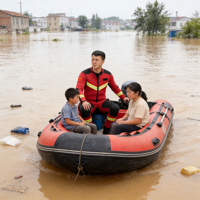Équipement de sauvetage aquatique, veste de sauvetage imperméable, combinaison de plongée une pièce, veste de sauvetage réfléchissante bleu ciel, veste de sauvetage d'urgence