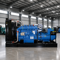 Groupe électrogène diesel industriel à châssis ouvert 100 kW 200 kW 300 kW 400 V, alimenté par un moteur Weichai, pour applications marines